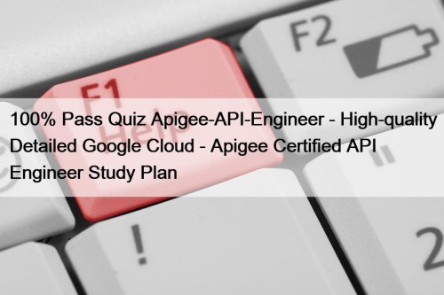 100% Pass Quiz Apigee-API-Engineer - High-quality Detailed Google ...